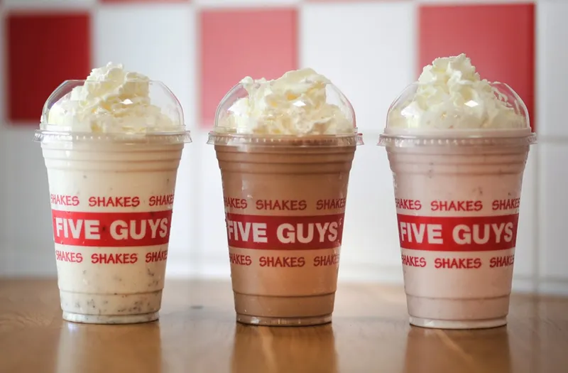 milkshakes Five Guys in Liberty Station