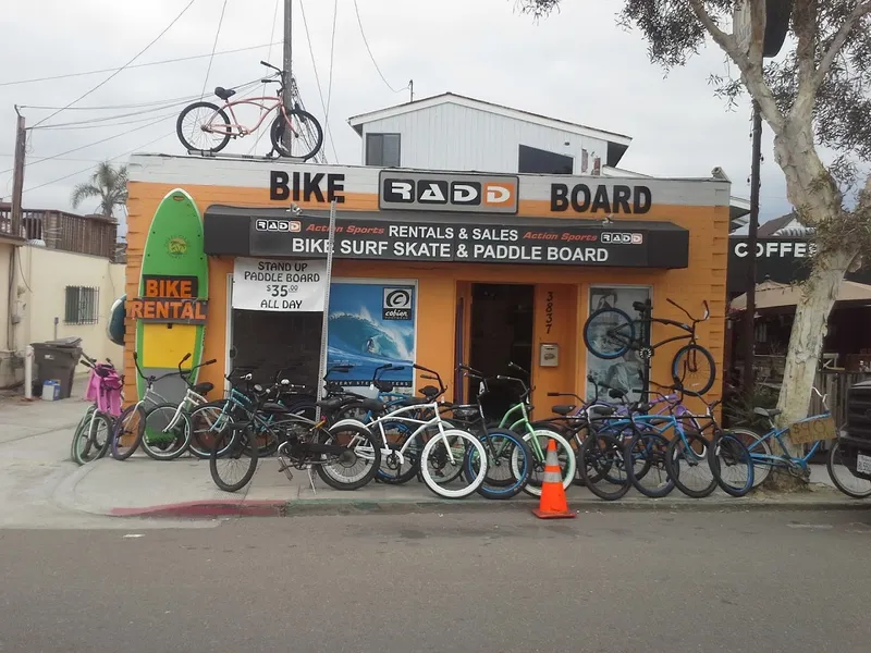 bike store Radd Action Sports in Mission Beach