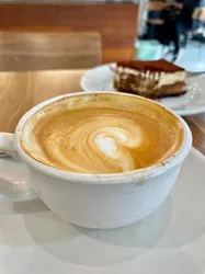 cappuccino in Union Square San Francisco