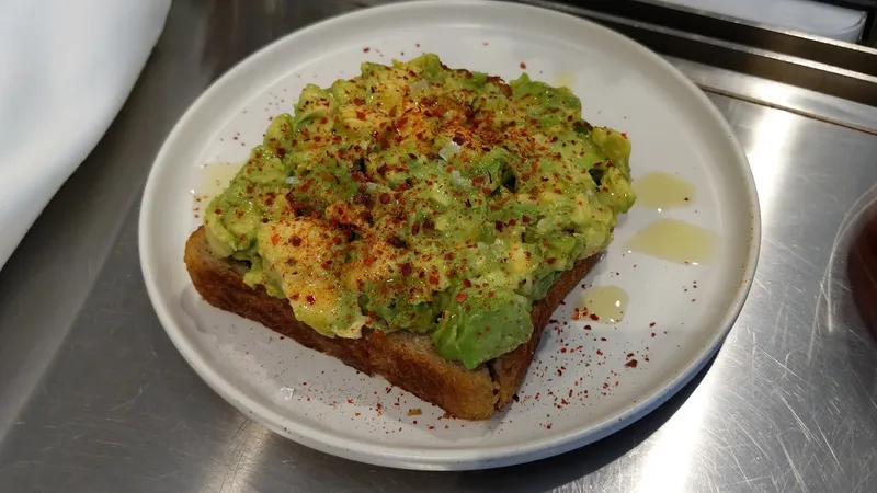 avocado toast Blue Bottle Coffee