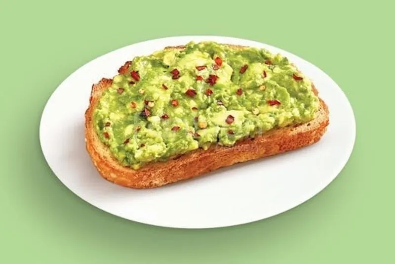 avocado toast The Coffee Bean & Tea Leaf in Brentwood