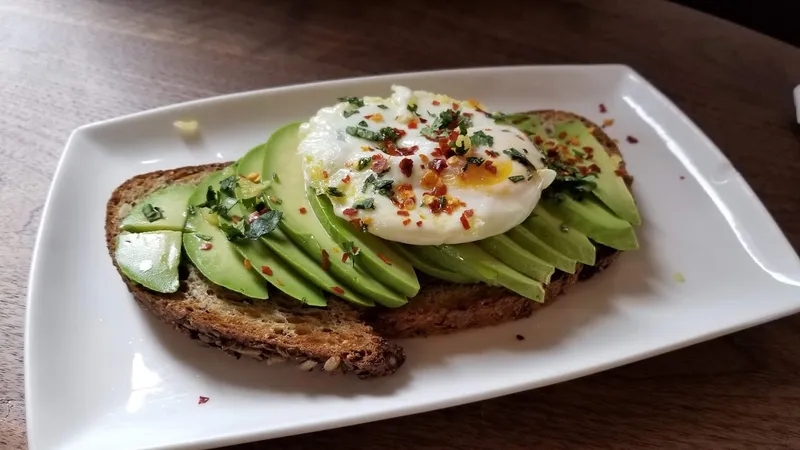 avocado toast Moniker Coffee Co.