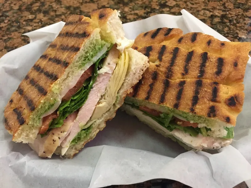 caprese sandwich Al Teatro Panini Grill