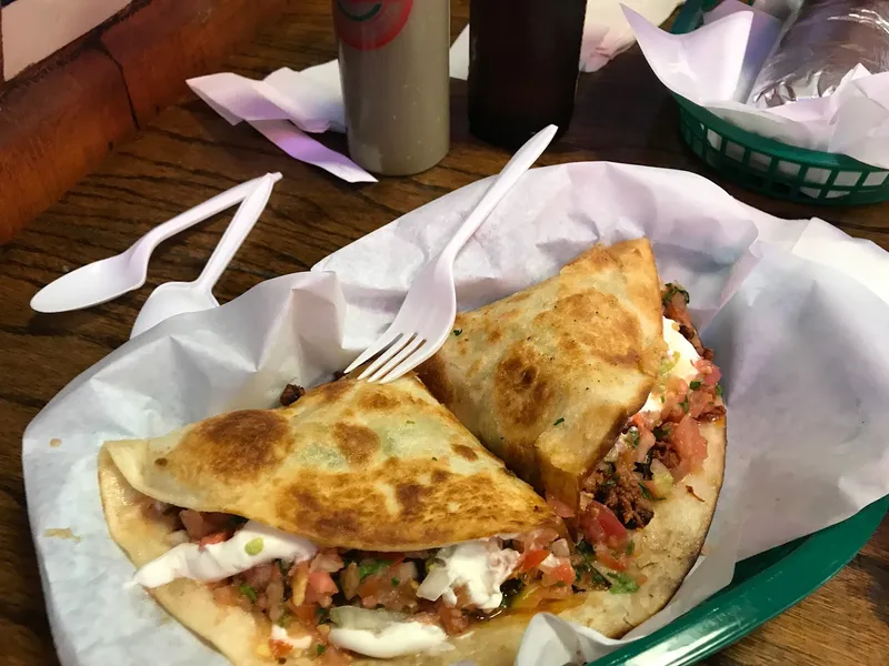 chicken fajitas La Taqueria in Mission District