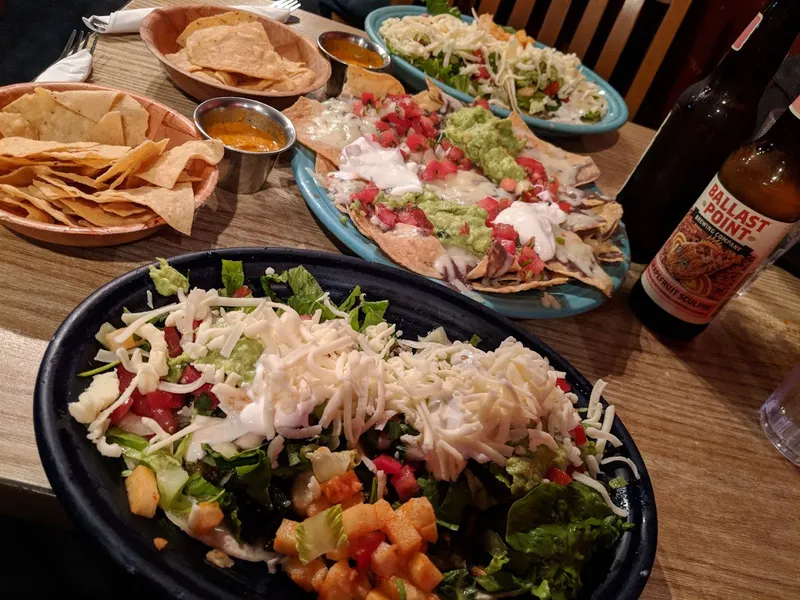 chicken fajitas Papalote in Mission District