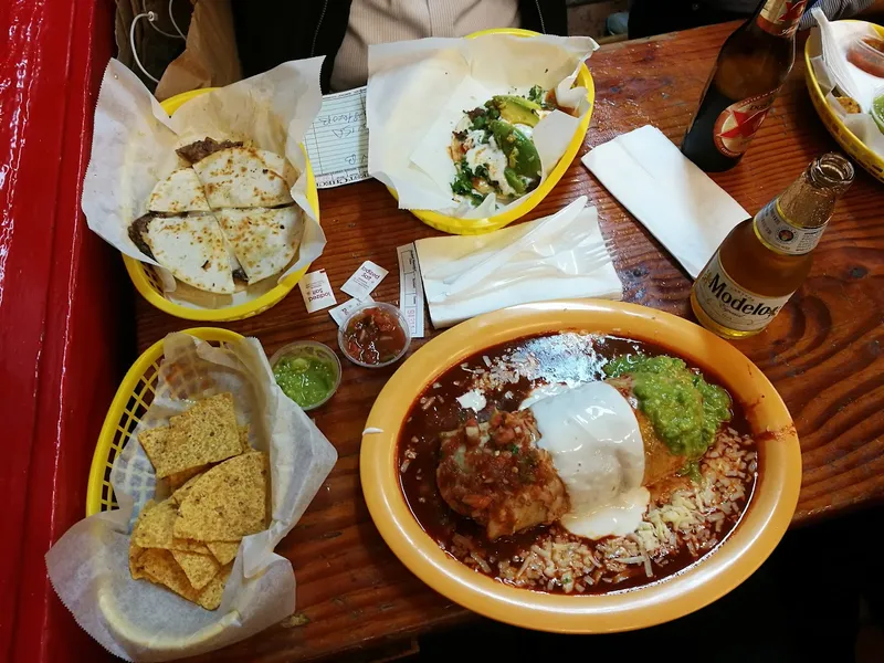 chicken fajitas Taqueria Cancun