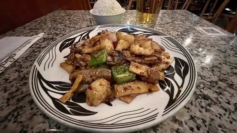 chicken marsala Brandy Ho's Hunan Food