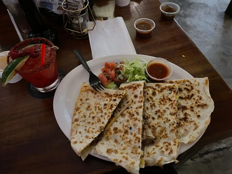 chicken quesadilla Los Panchos Taco Shop