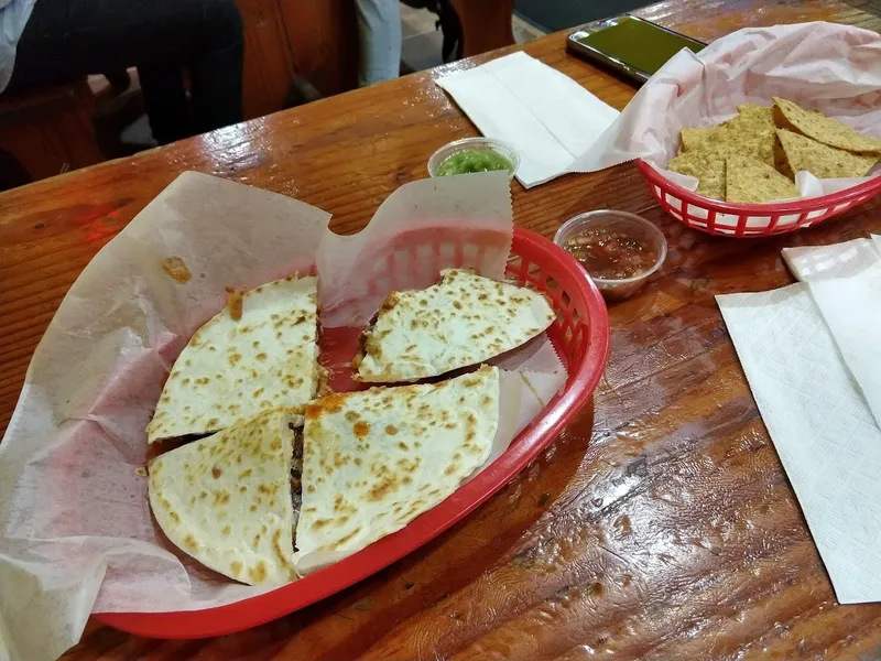 chicken quesadilla Taqueria Cancun in Mission District