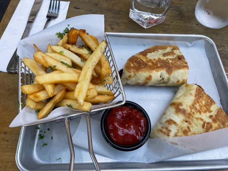 chicken parmesan Cafe Mystique in The Castro