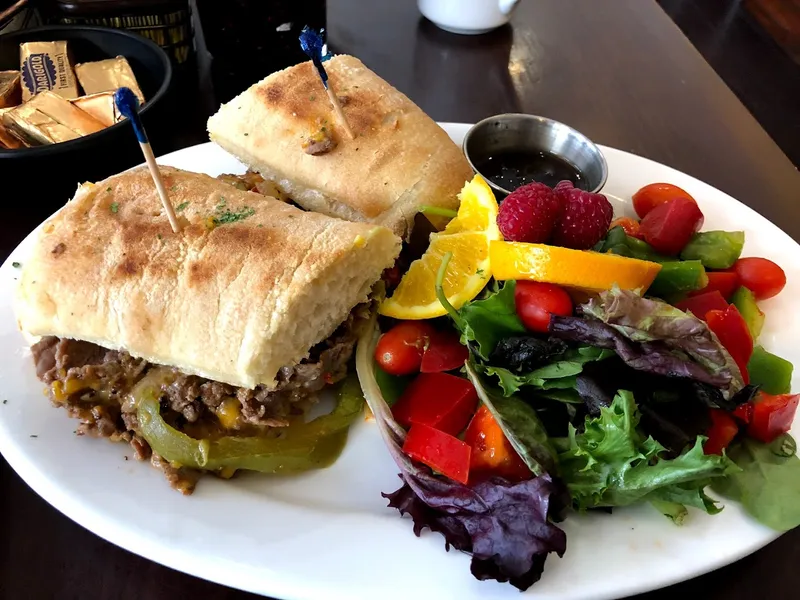 egg sandwich Hollywood Cafe in Fisherman's Wharf