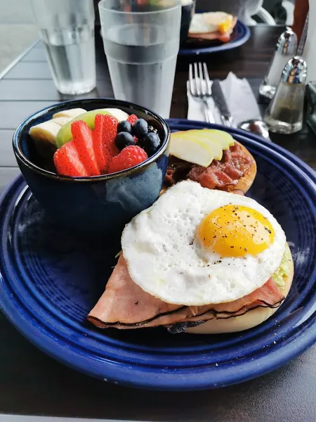 fried eggs Eight AM Brunch