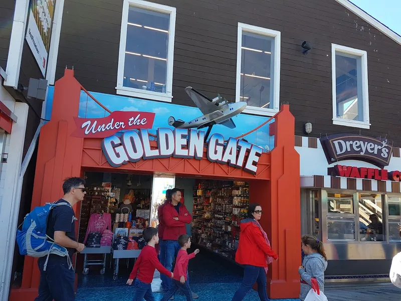 sweaters Under the Golden Gate in Fisherman's Wharf