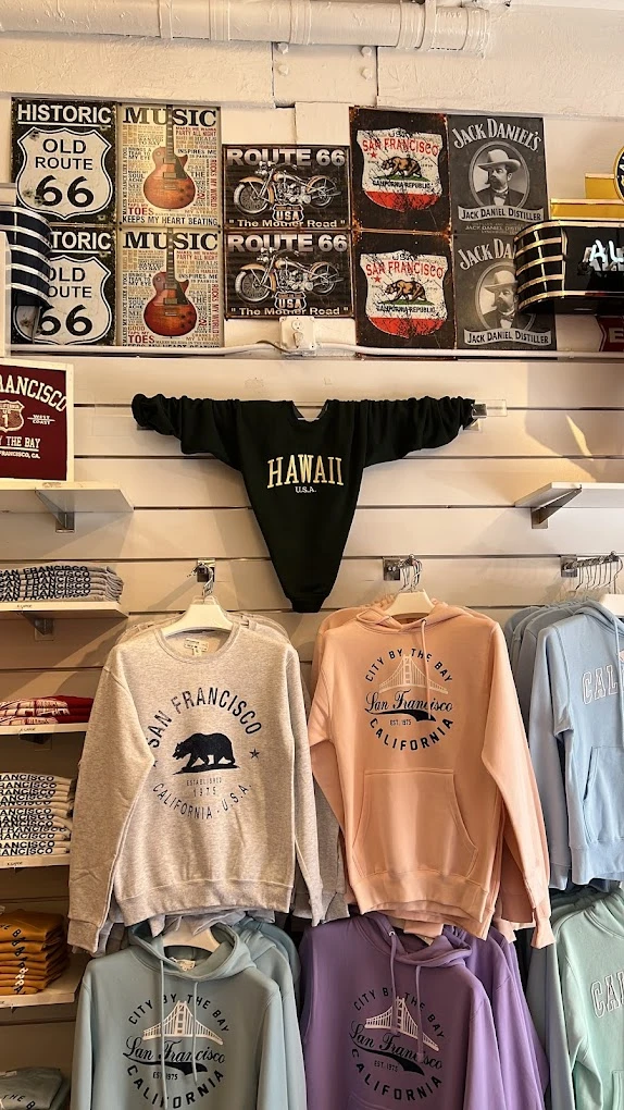 Top 13 sweaters in Fisherman's Wharf San Francisco