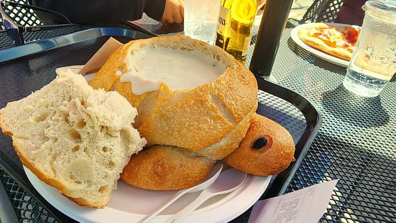 Bread Pudding Boudin Bakery & Cafe in Fisherman's Wharf