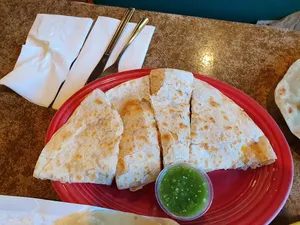 chicken quesadilla in Old Town San Diego