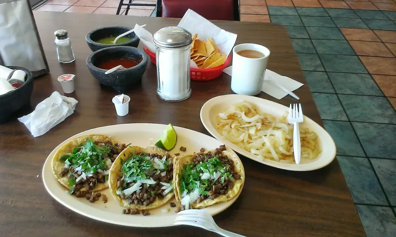 chicken fajitas Taqueria Diversey