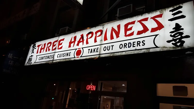 happy hours Three Happiness Restaurant