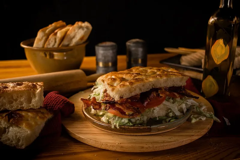 caprese sandwich THE Focaccia Bakery