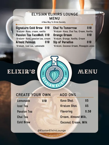 coffee shops Elysian Elixirs Lounge