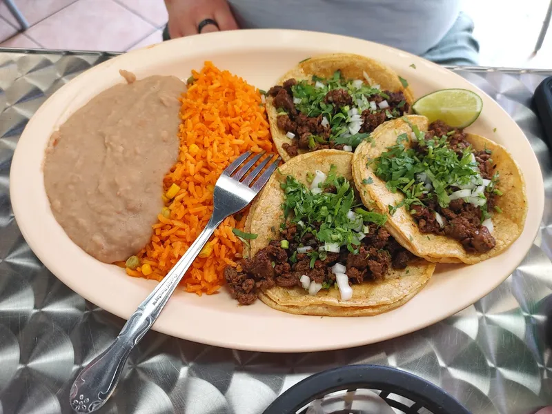 birthday dinner Rocky's Tacos