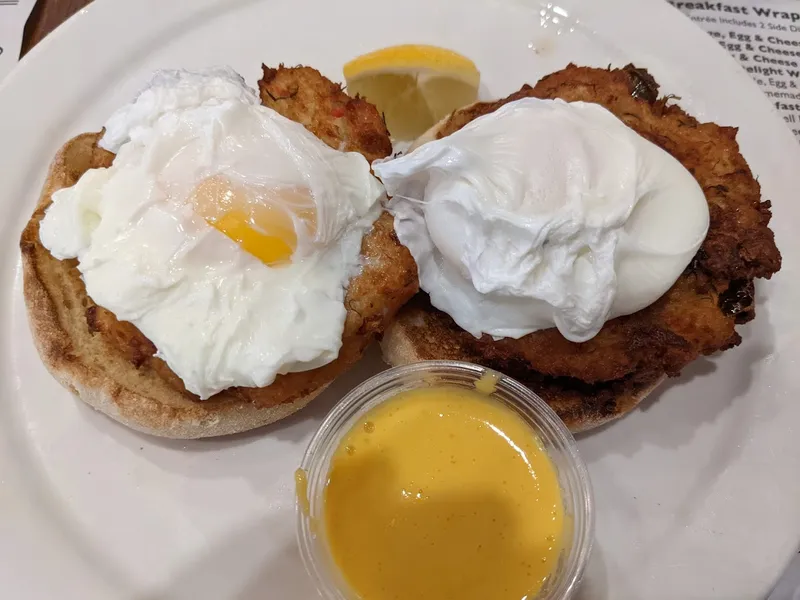 fried eggs Ann Sather Restaurant