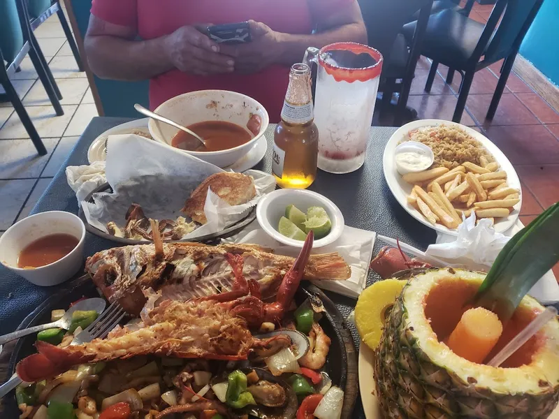 Salmon restaurants Mariscos Mar Azul in Alief