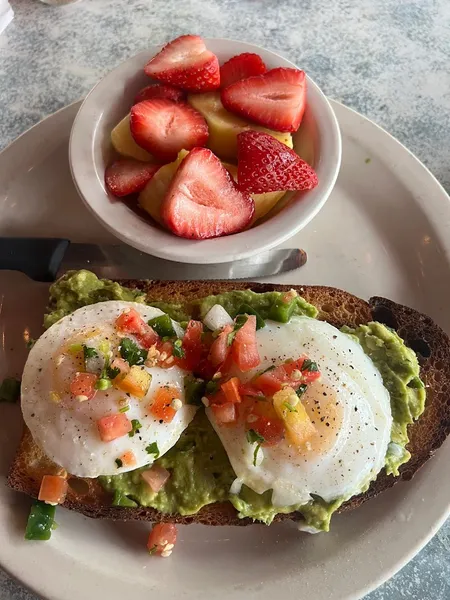 avocado toast Empire Café in Montrose