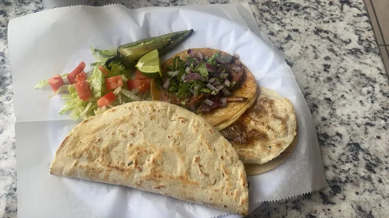 chicken quesadilla La Autentica De Guerrero in Belmont Cragin