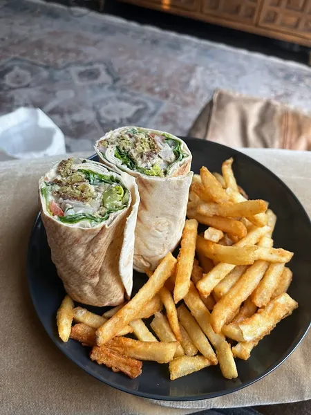 French Fries Suffron Cafe in Logan Square