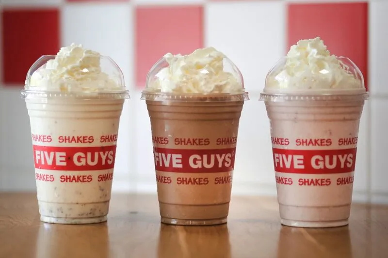 milkshakes Five Guys in Hyde Park