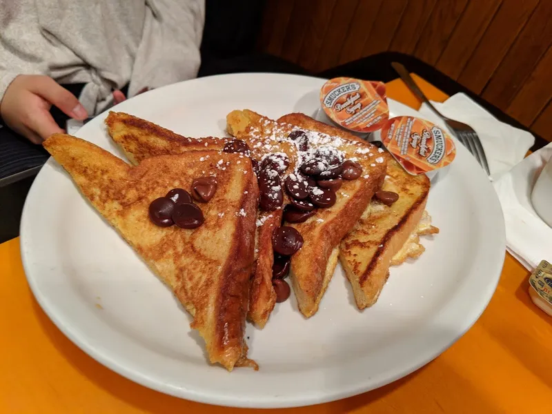 French Toast Honey Berry Pancakes and Cafe