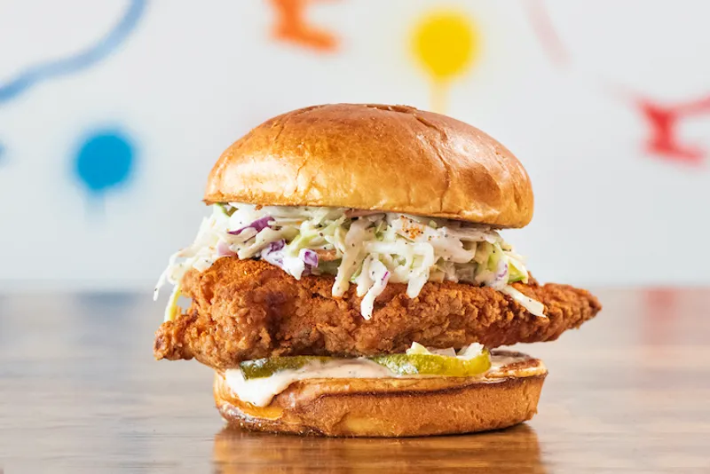 chicken sandwiches Fry the Coop (Lincoln Park)