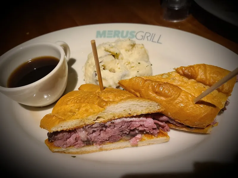 french dip Barnaby's Cafe