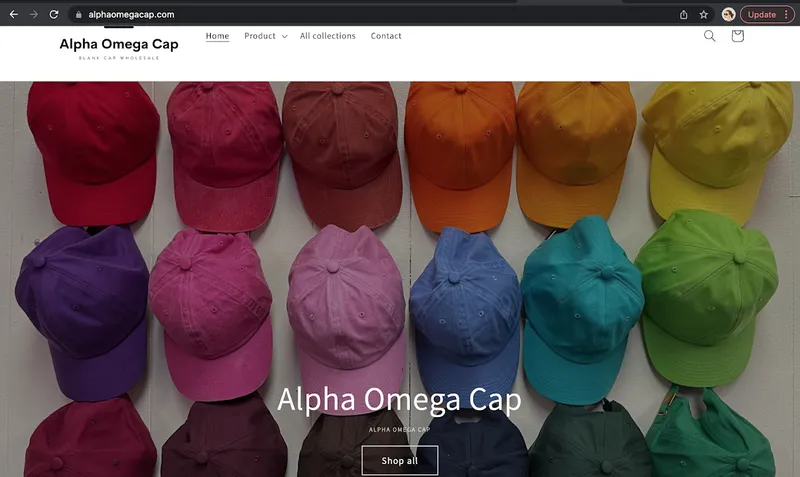 Alpha Omega Hat Shop (Wholesale)