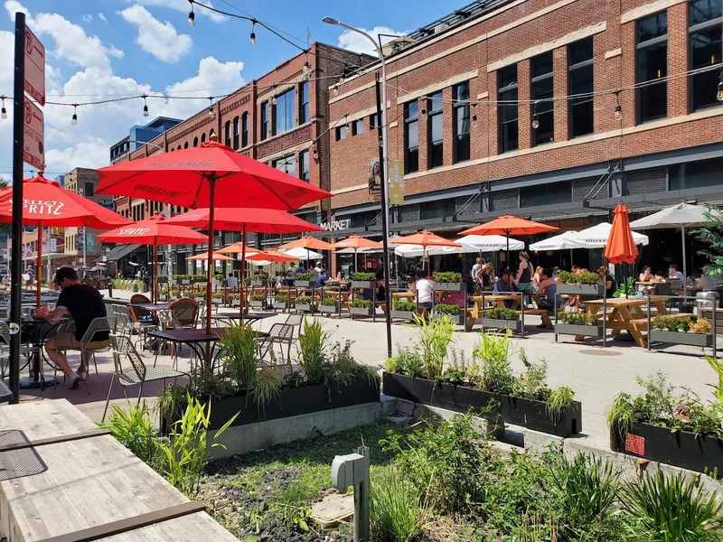 outdoor dining The Publican