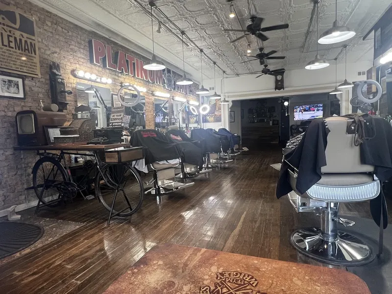 barber shops Platinum fades wrigley