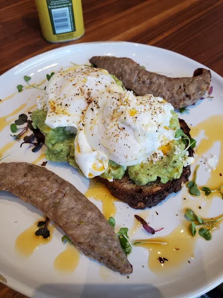 avocado toast Happy Monday Coffee - River North