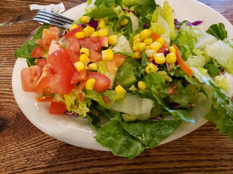 chef salad Salonica Restaurant in Hyde Park