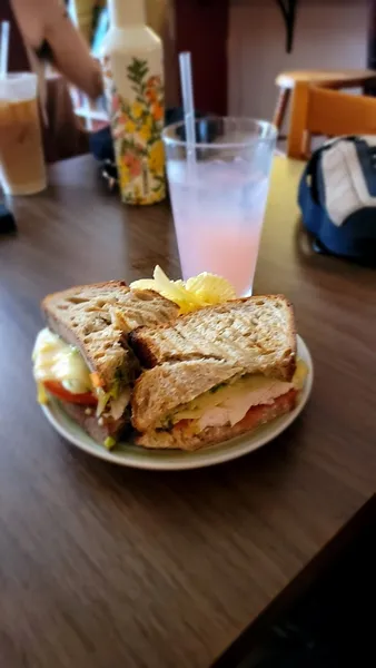 egg sandwich Cafe Mustache in Logan Square