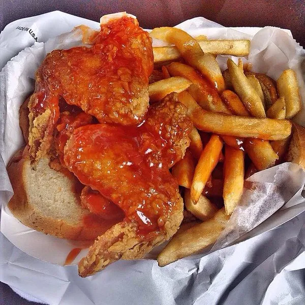 fried chicken Harold's Chicken Shack West Loop