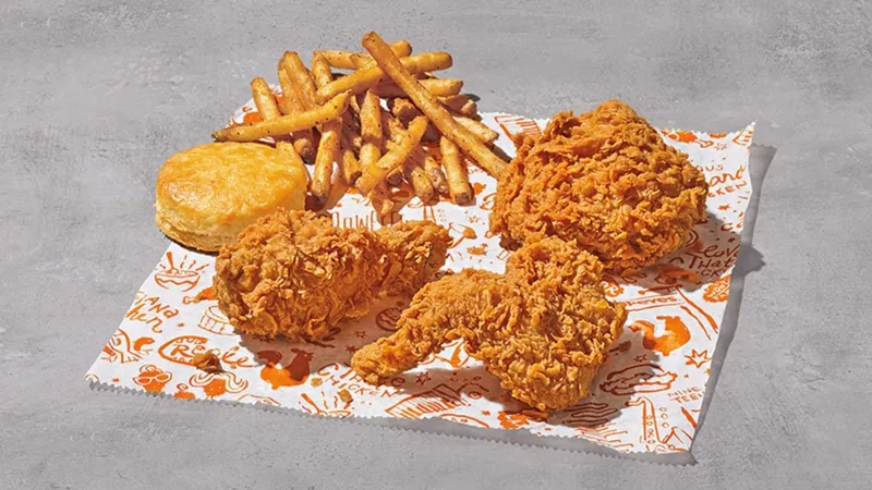 fried chicken Popeyes Louisiana Kitchen