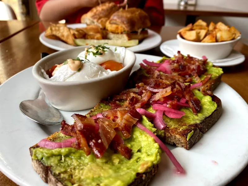 avocado toast Milk & Honey Cafe