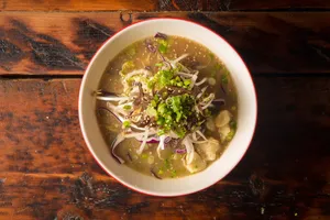 chicken rice soup in Logan Square Chicago