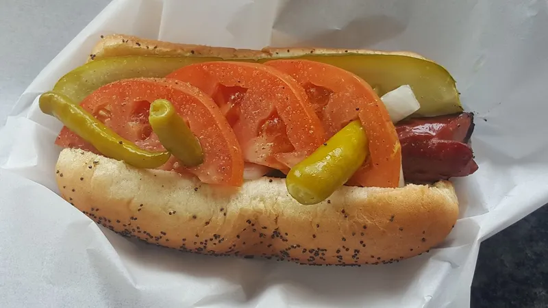 hot dog Jim's Original