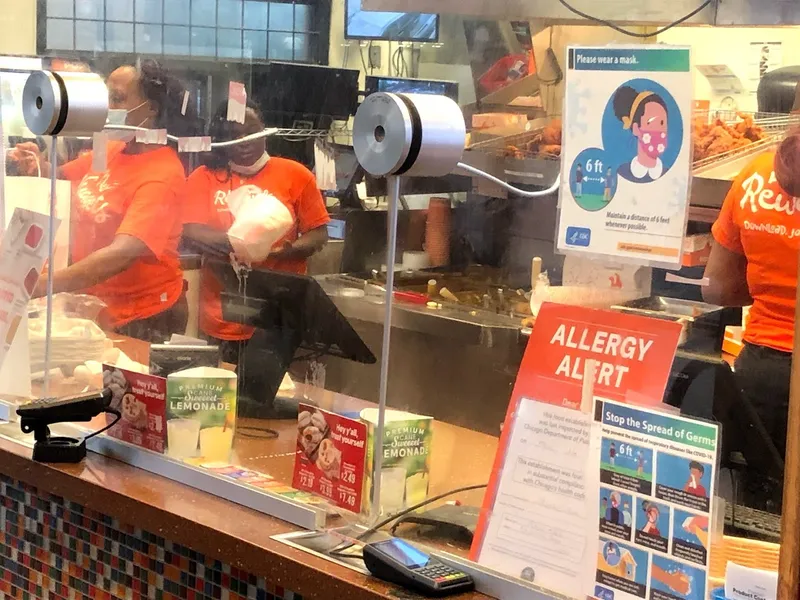 chicken rice soup Popeyes Louisiana Kitchen in Bronzeville