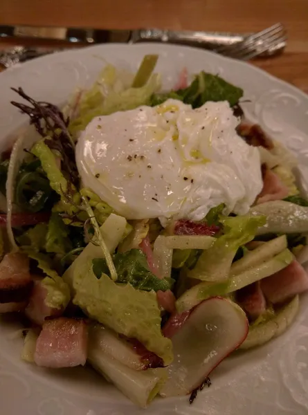 chef salad Schwa Restaurant in Wicker Park