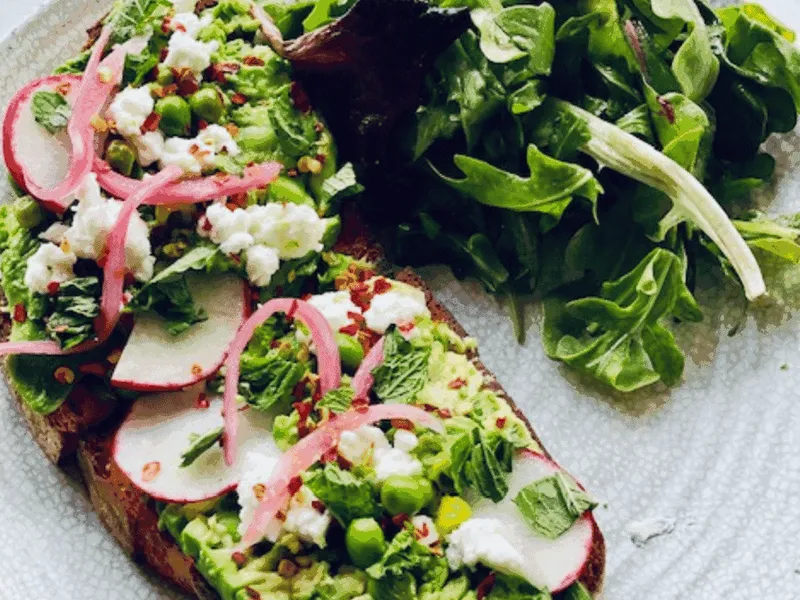 avocado toast The Goddess and Grocer Fulton Market