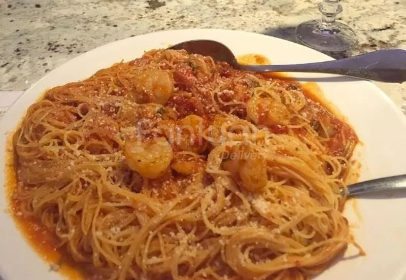 angel hair pasta Bacchanalia