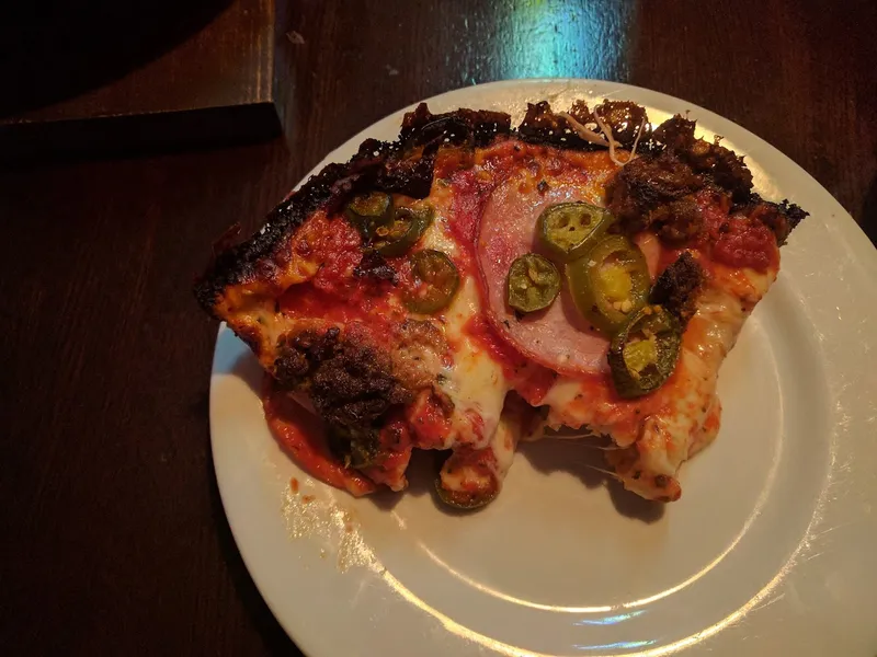 calzones Pequod's Pizza in Lincoln Park